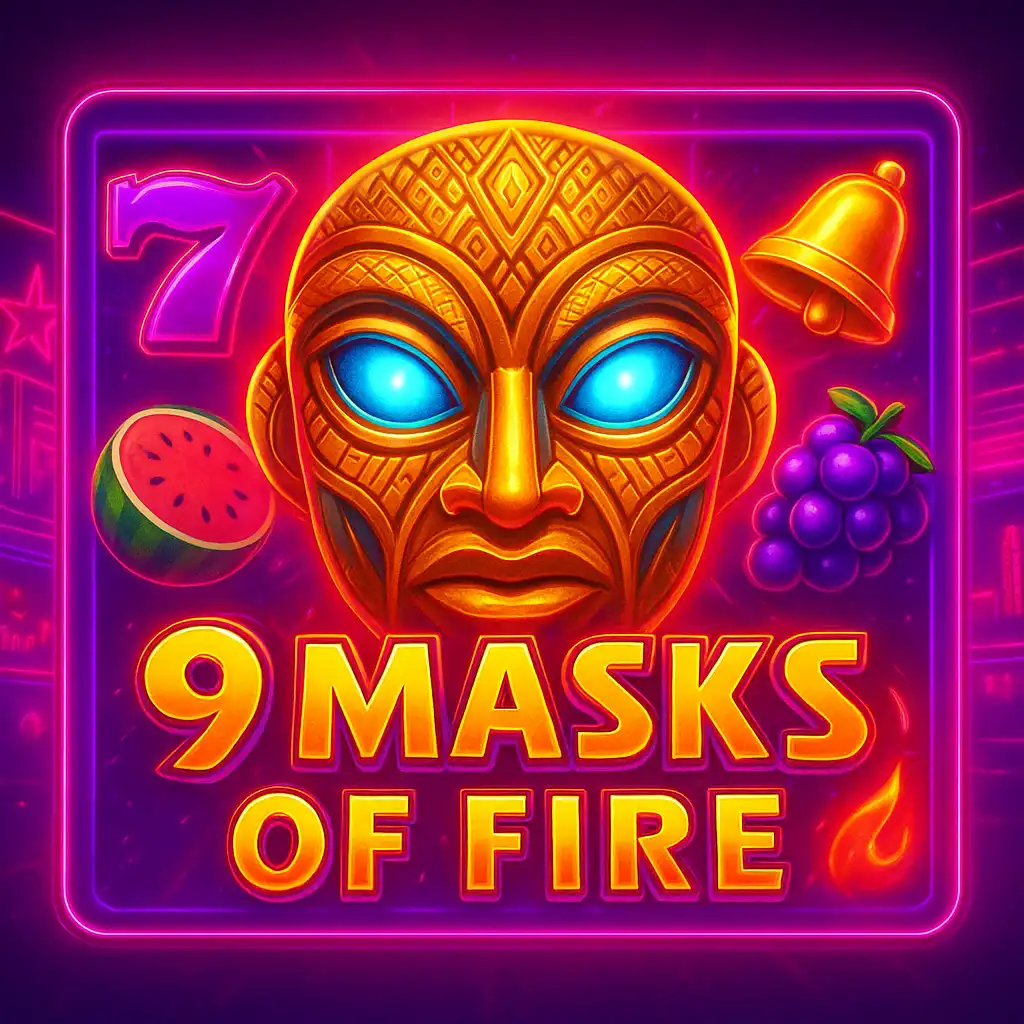 Schermata del gioco slot 9 Masks Of Fire su PokerBet Casino
