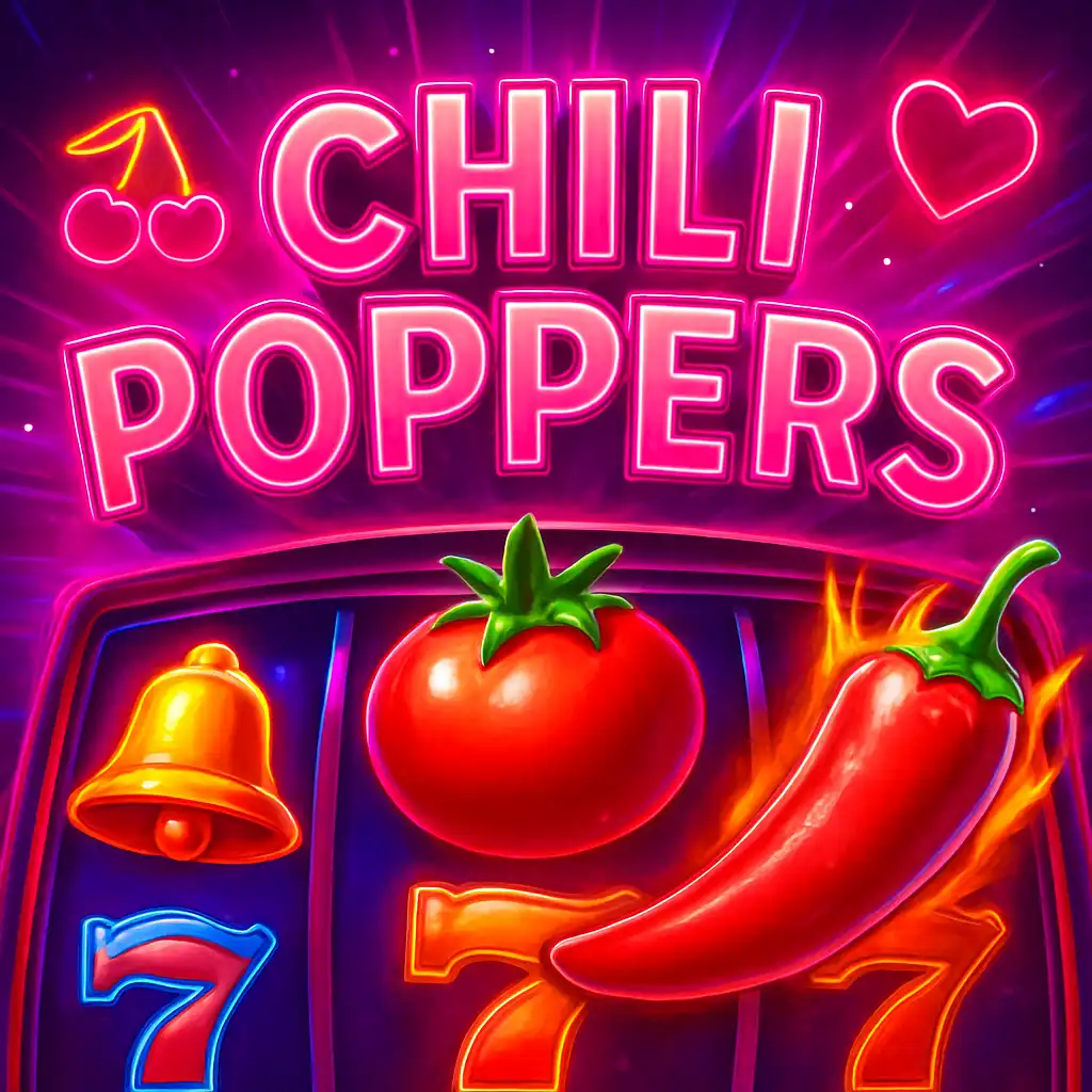 Chili Poppers Slot-Spielbildschirm bei PokerBet Casino