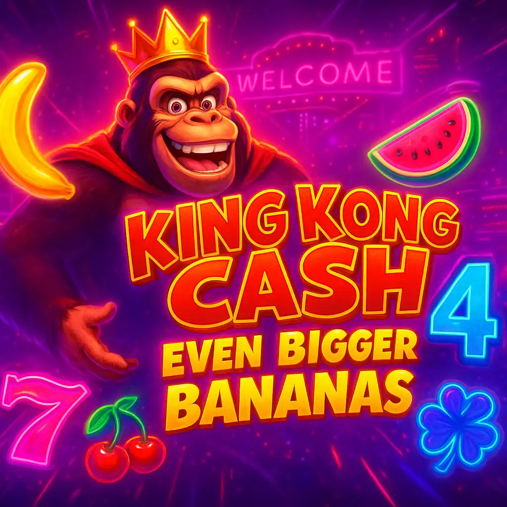King Kong Cash Even Bigger Bananas 4 Slot-Spielbildschirm bei PokerBet Casino