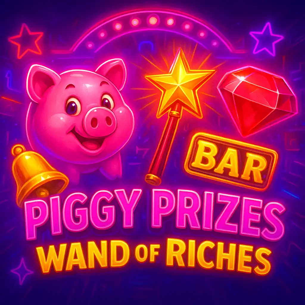 Piggy Prizes Wand of Riches Slot-Spielbildschirm bei PokerBet Casino